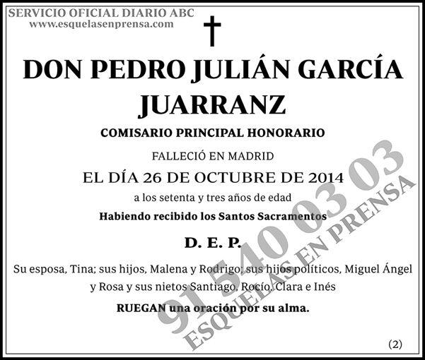 Pedro Julián García Juarranz